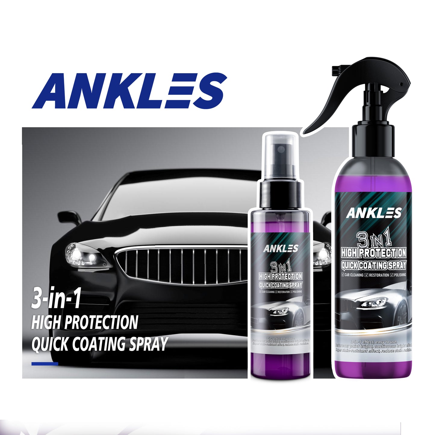 3 in 1 High Protection Quick Coating Spray