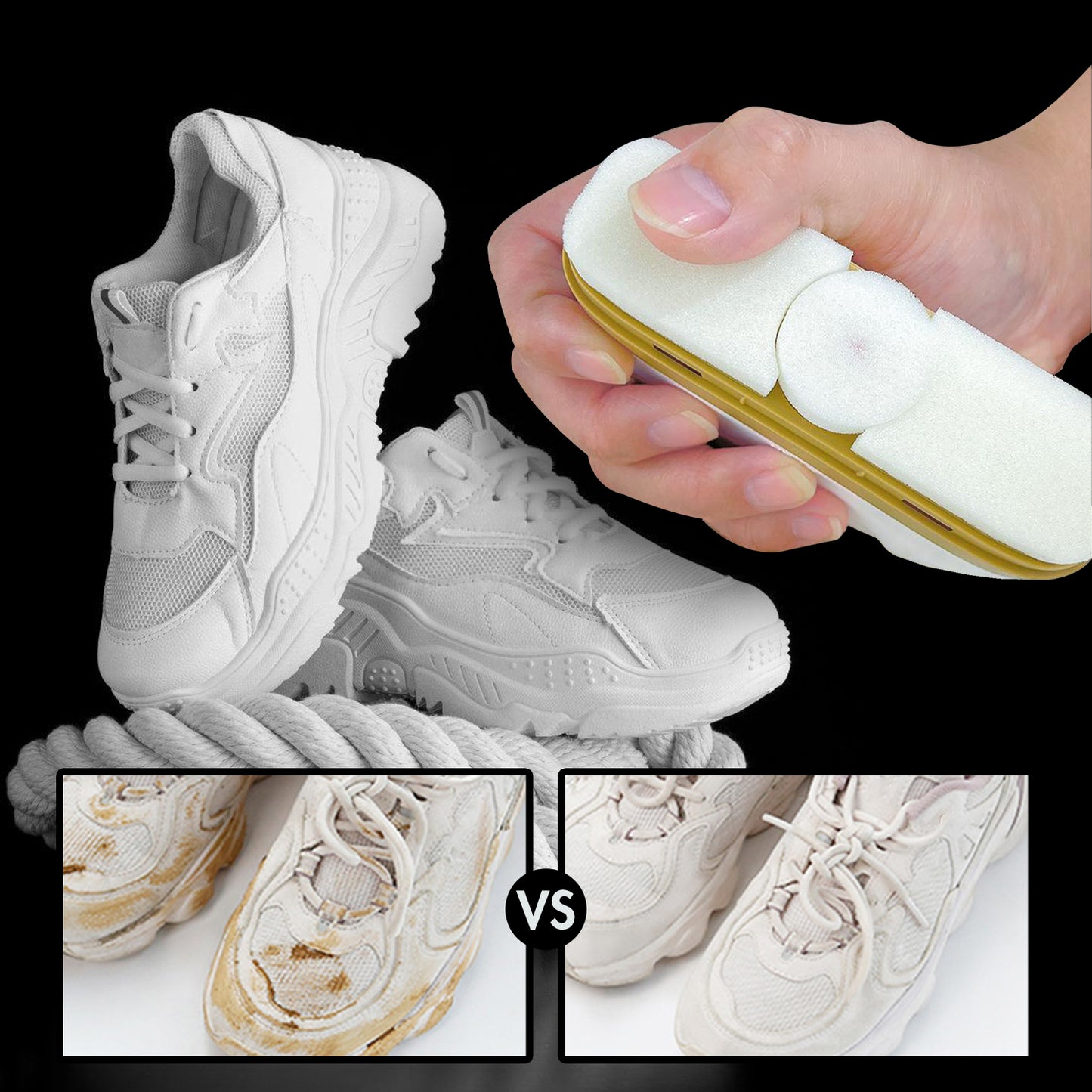 Shoe Whitening Agent (One-Brush White)