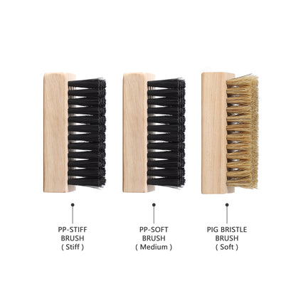 Brush Set (3 Piece Set) [Mixed Horsehair/ Pig Bristle/ PP Soft Bristle]