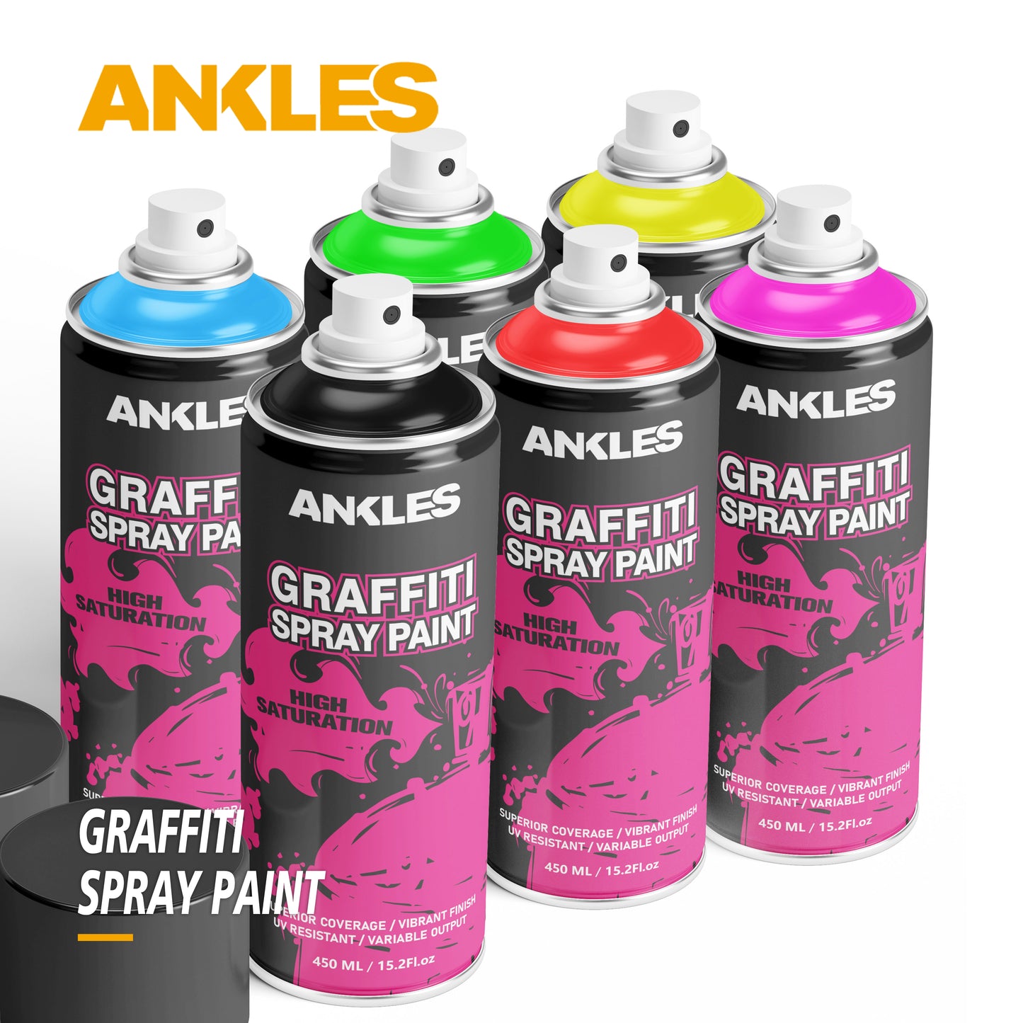 Black Graffiti Spray Paint